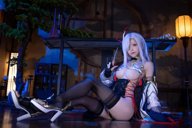 水淼aqua 申鹤旗袍 5