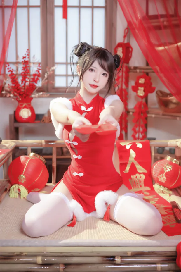 清水由乃 2023新年旗袍 4