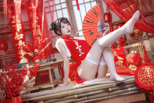 清水由乃 2023新年旗袍 7