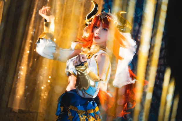 清青琴玖 原神COS 妮露 1
