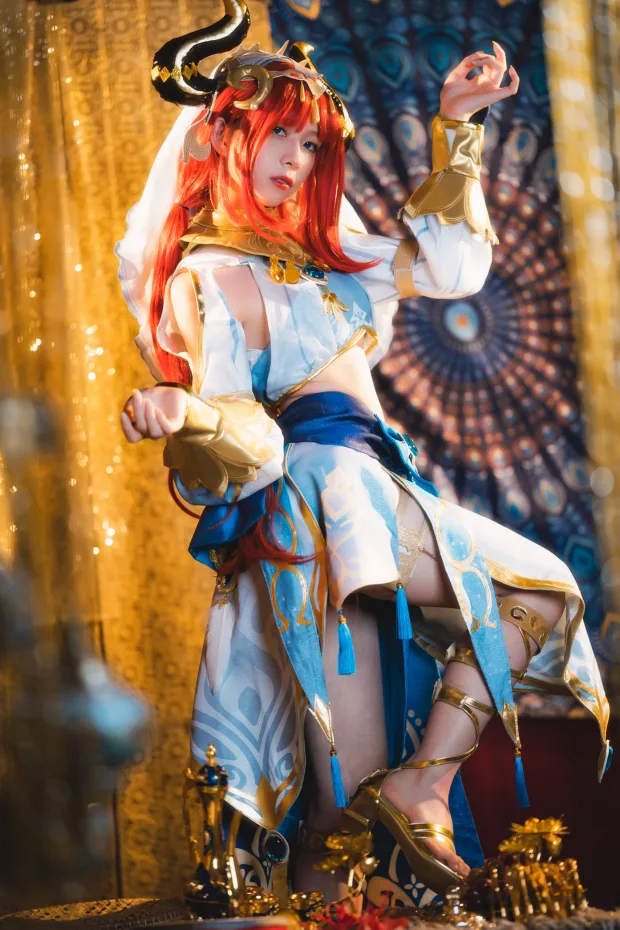 清青琴玖 原神COS 妮露 2