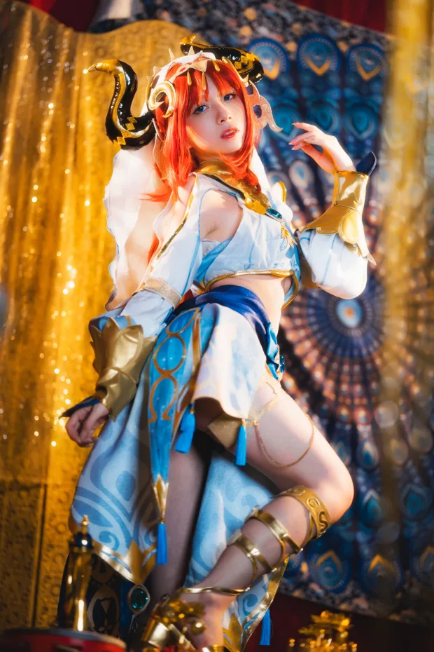 清青琴玖 原神COS 妮露 3