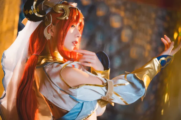 清青琴玖 原神COS 妮露 5