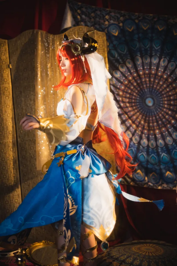 清青琴玖 原神COS 妮露 8
