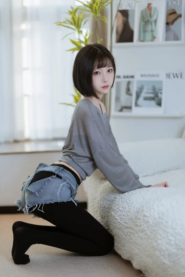 许岚LAN 半透毛衣 2