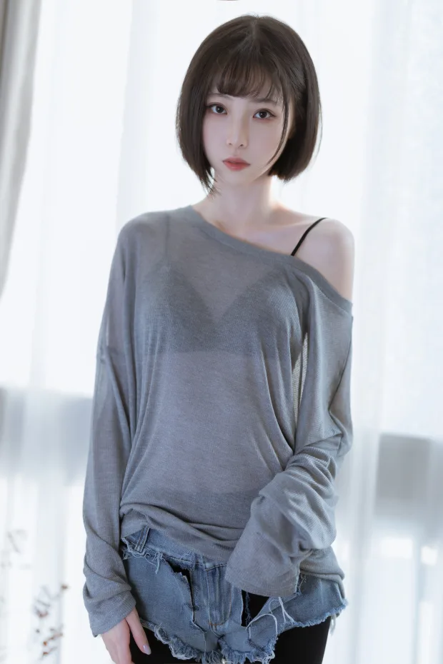 许岚LAN 半透毛衣 6