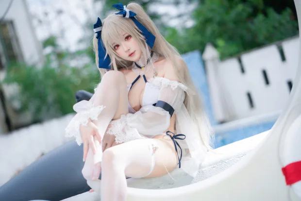阿包也是兔娘 安克雷奇泳装 7