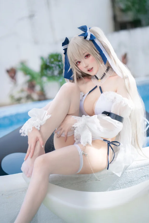 阿包也是兔娘 安克雷奇泳装 8