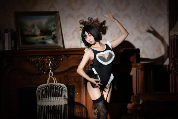 花铃 马戏团芭蕾 吊带袜高叉 6