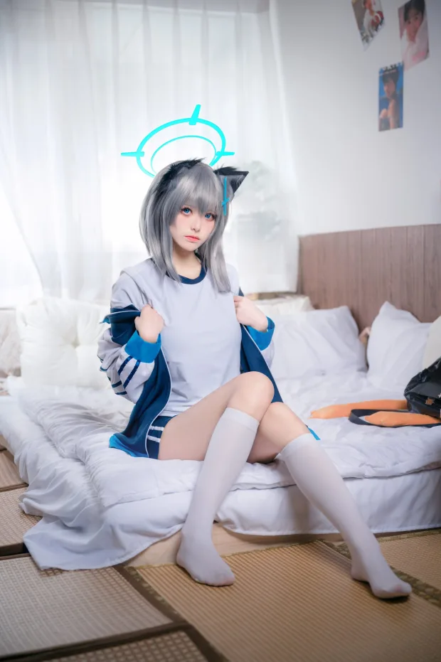 九柒喵 体操服白子 1