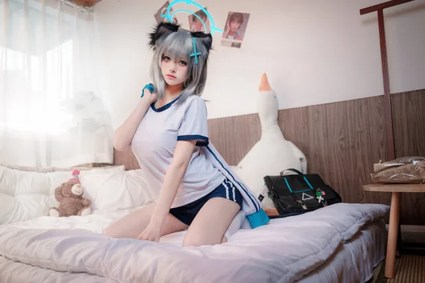 九柒喵 体操服白子 2