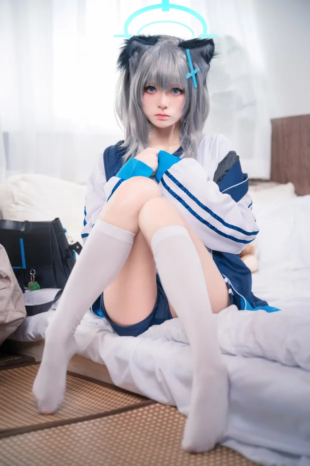 九柒喵 体操服白子 6