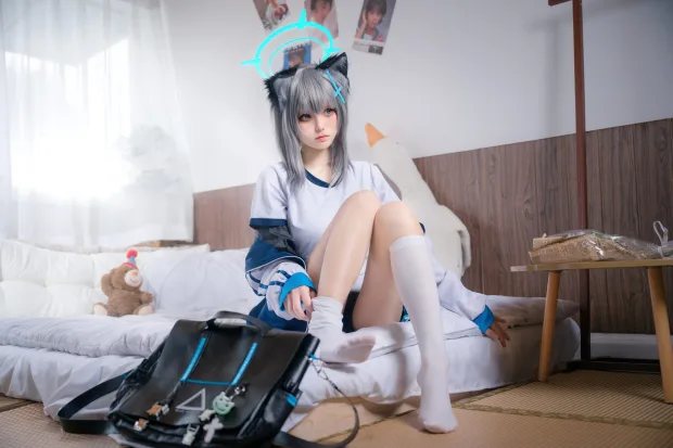 九柒喵 体操服白子 7