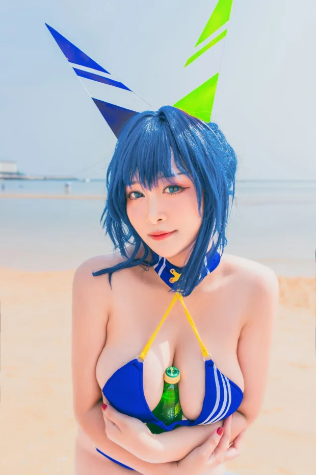 洛璃 LoLiSAMA – 热恋的盛夏 花园泳装 8
