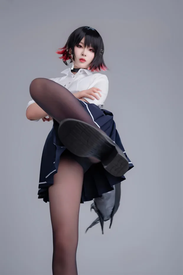 轩萧学姐 – 鲨鱼妹JK 2