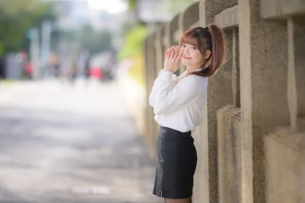 [街拍丝足] NO.237 OL黑丝制服高跟[296P] 7