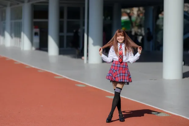 [街拍丝足] NO.233 学生制服高跟[157P] 3