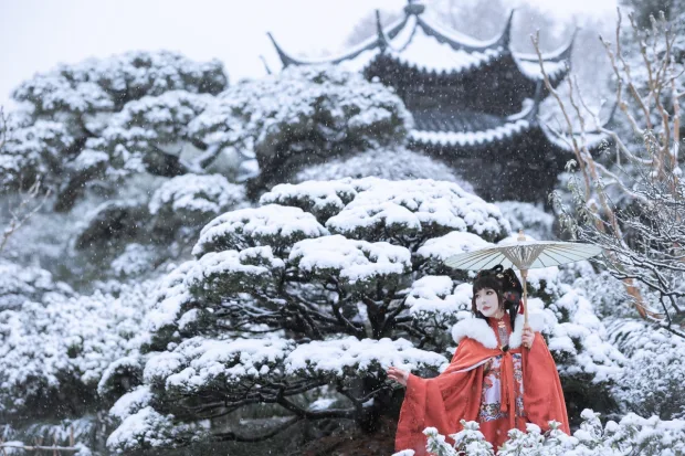 [艺图语]2023.01.31 Vol.2934 临安初雪[36P] 8