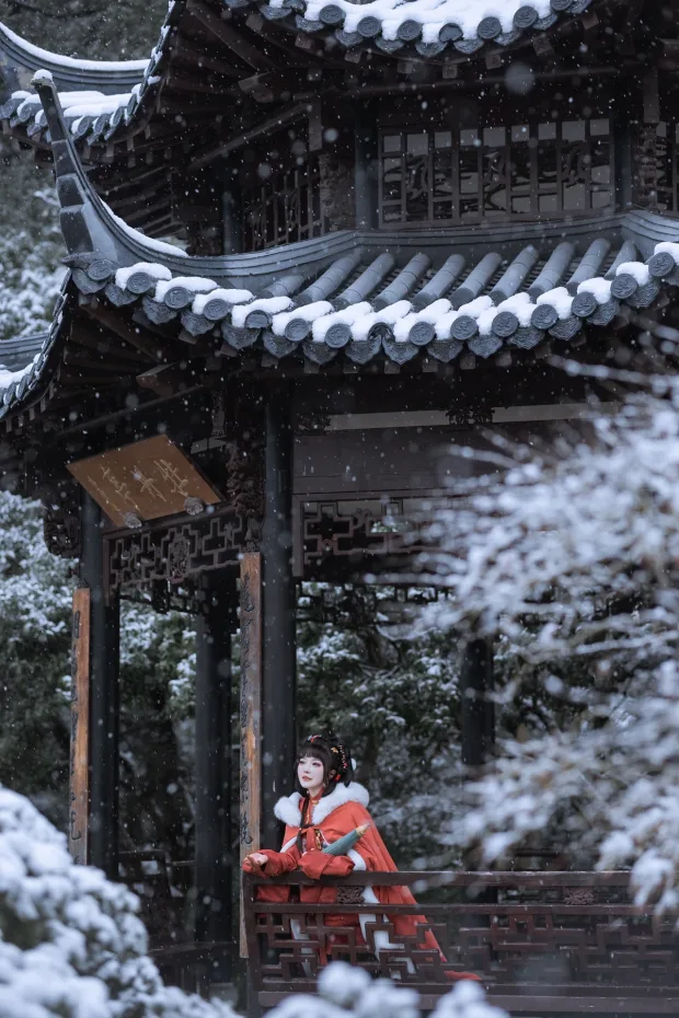 [艺图语]2023.01.31 Vol.2934 临安初雪[36P] 4