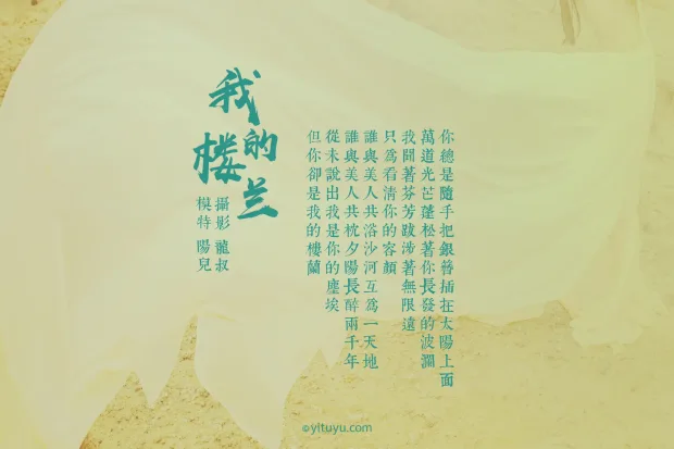 [艺图语] 2021.06.11 Vol.072 – 我的楼兰 陽兒[33P] 2
