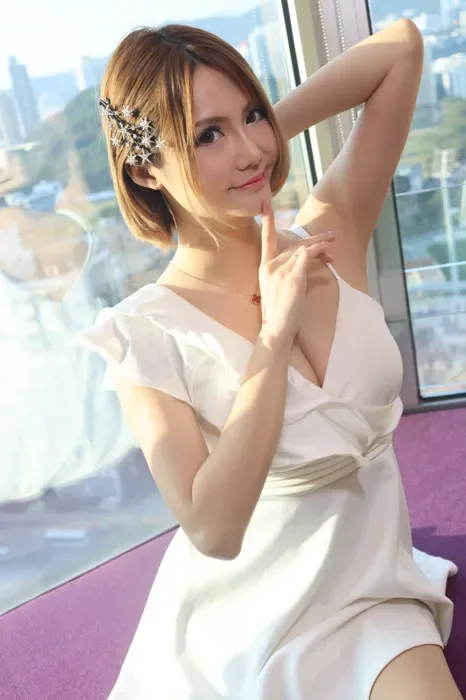 [街拍丝足] NO.092 Memi 白色短禮服 高跟美腿外拍[95P] 4