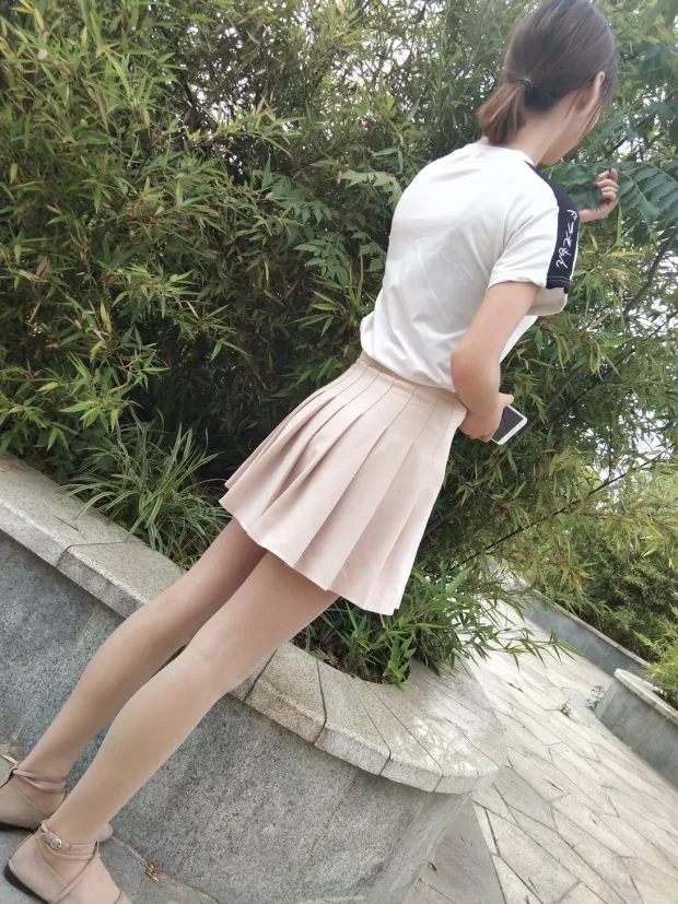 [街拍丝足] NO.016 肉丝绑带平底鞋[24P] 5