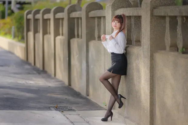 [街拍丝足] NO.237 OL黑丝制服高跟[296P] 6