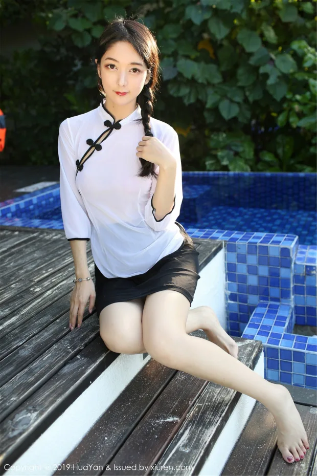 [HuaYan花の颜] 2019.04.25 Vol.065 Angela喜欢猫 2