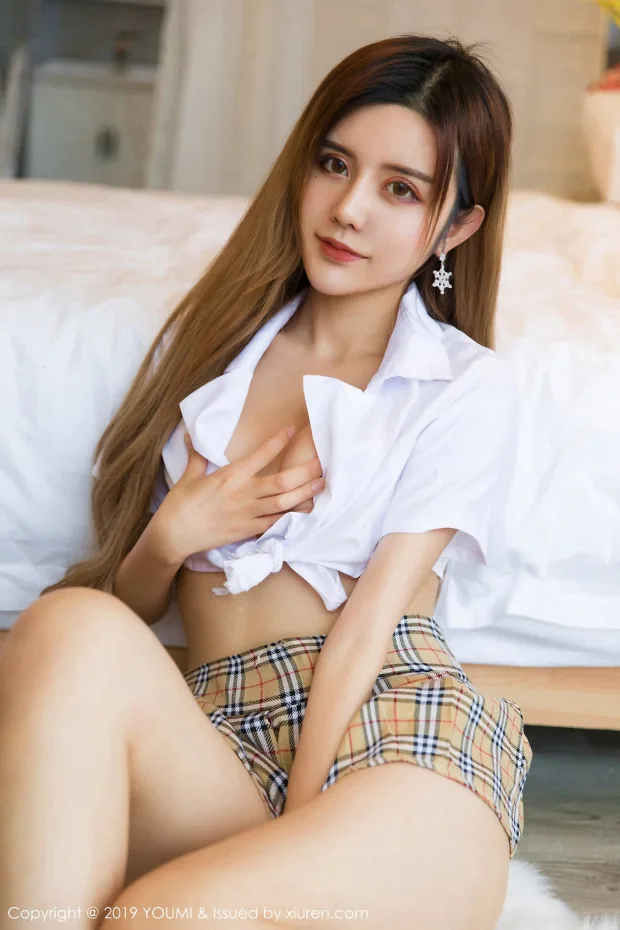 [YouMi尤蜜荟] 2019.02.22 Vol.277 卓娅祺 学生清纯风格制服 7