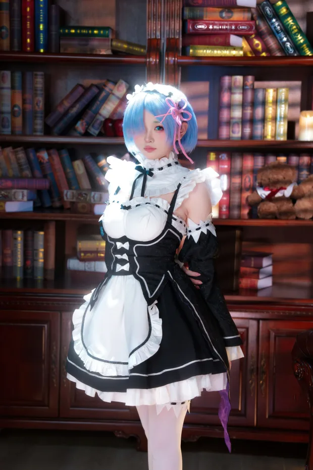 [Coser写真] 幼水铃衣 Rem ReZero_兔兔图库 2