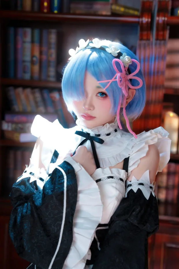 [Coser写真] 幼水铃衣 Rem ReZero_兔兔图库 3