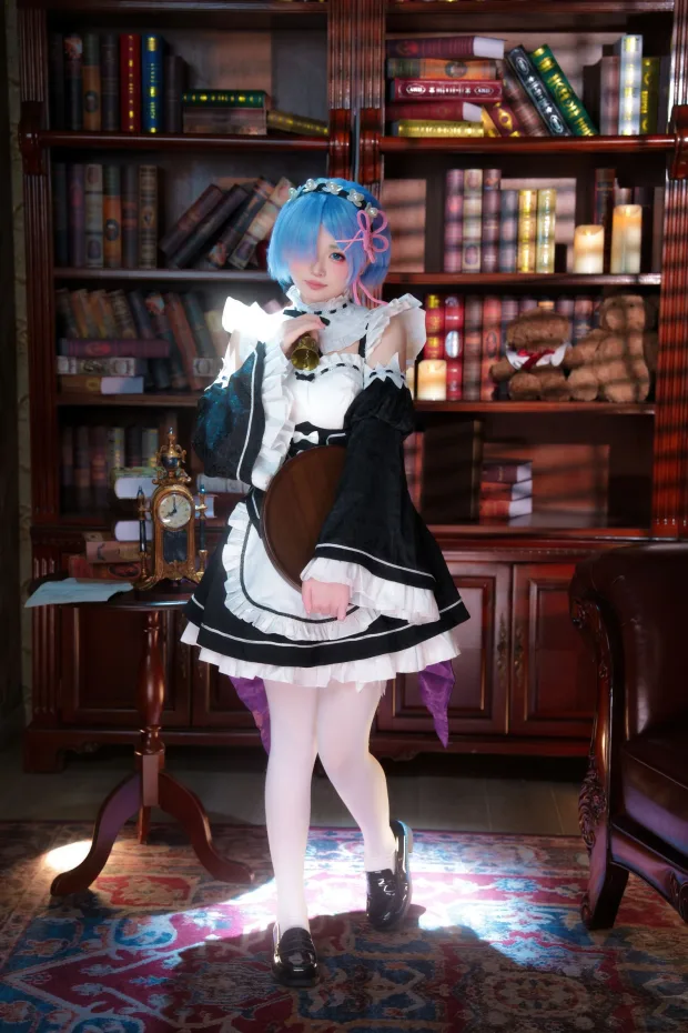 [Coser写真] 幼水铃衣 Rem ReZero_兔兔图库 4