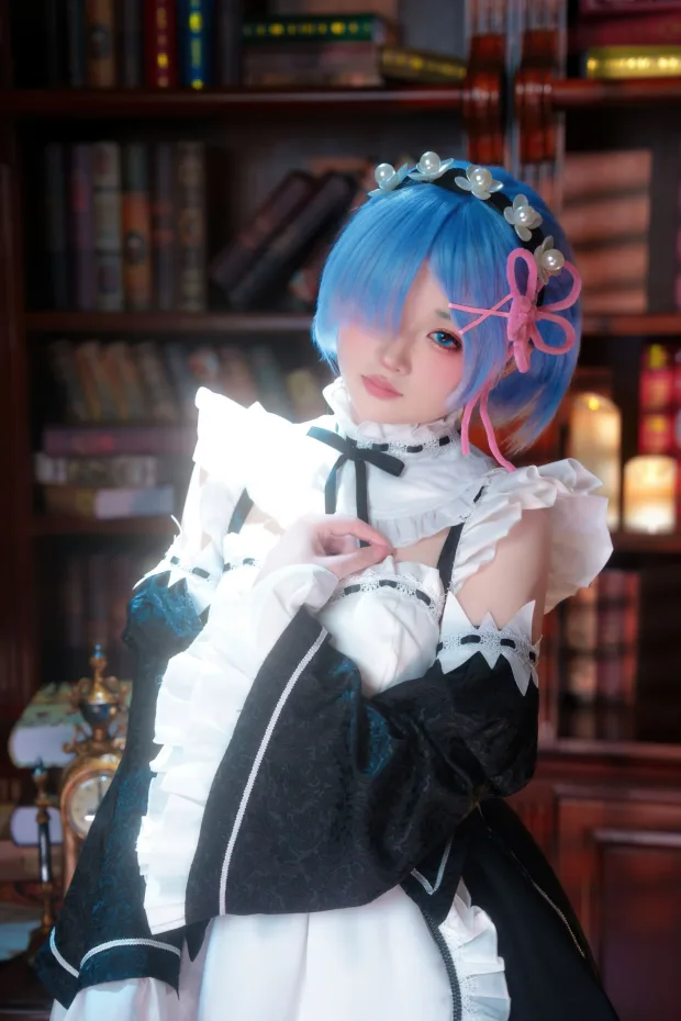 [Coser写真] 幼水铃衣 Rem ReZero_兔兔图库 5