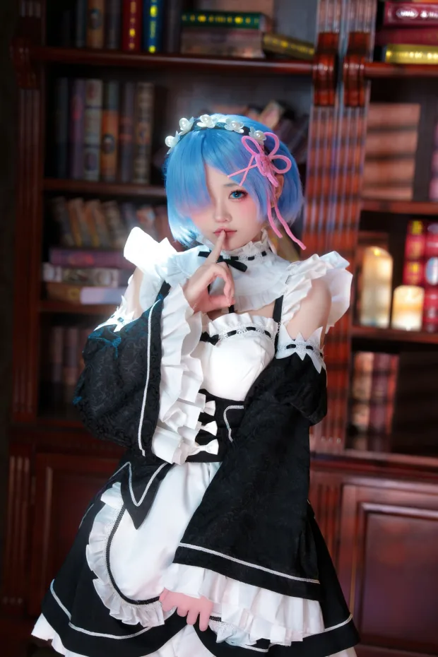 [Coser写真] 幼水铃衣 Rem ReZero_兔兔图库 7