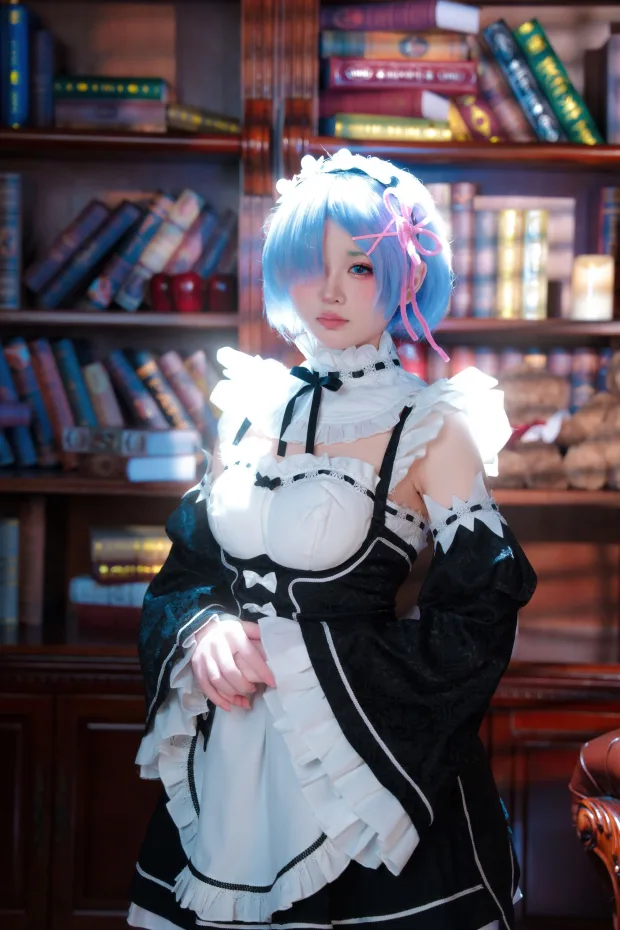 [Coser写真] 幼水铃衣 Rem ReZero_兔兔图库 8