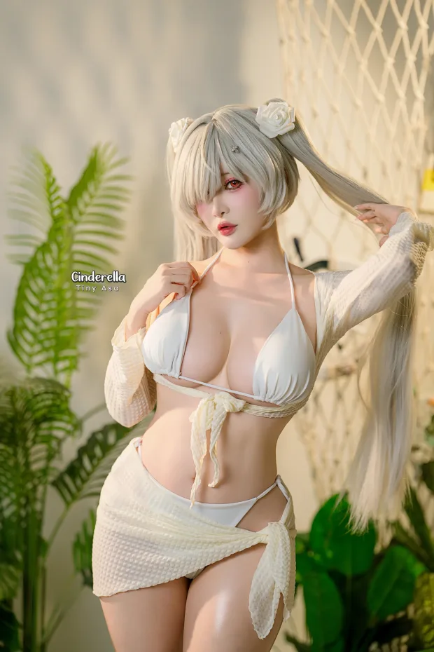 [Coser写真] Tiny Asa – Cinderella Crystal Wave NIKKE_兔兔图库 6
