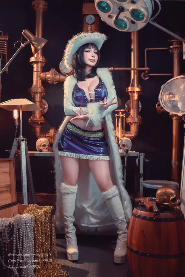 [Coser写真] Umeko J Nico Robin Alabasta One Piece_兔兔图库 3