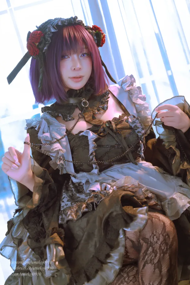 [Coser写真] Umeko J Shizuku Tan Set4_兔兔图库 8
